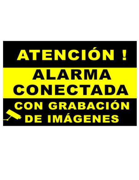 PLAQUE D’ALARME CONNECTÉE 210x290mm PVC