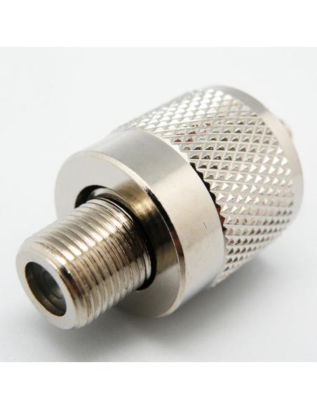 F FÊMEA - ADAPTADOR PL (UHF) MACHO