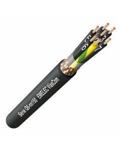 CABLE COMUNICACION APANTALLADO 2x1,50mm NEGRO