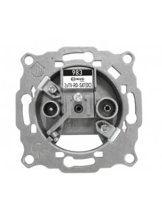 TOMA DE PASO TV/FM-SAT 9dB + DC ARTU-981