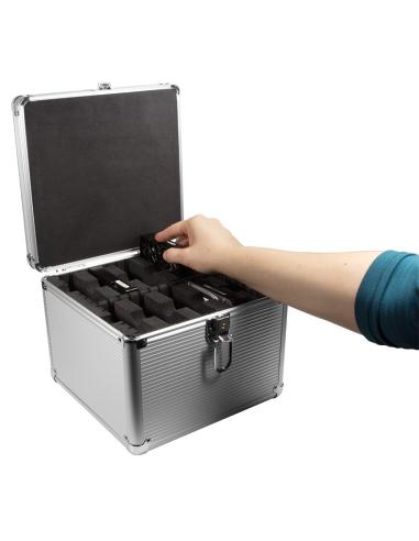 CAJA DE TRANSPORTE PARA 10 DISCOS DUROS DE 3,5"