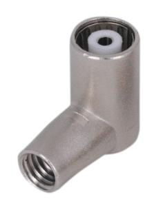 CONECTOR TV HEMBRA RAPIDO ACODADO A++ IEC Ø9,5mm