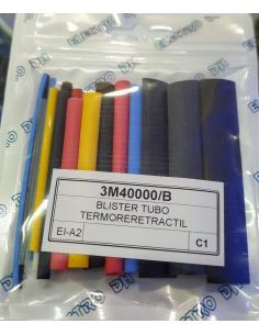 BLISTER SURTIDO TUBO TERMORRETRACTIL COLORES