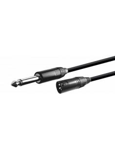 CONEXION JACK 6,3 MACHO MONO - XLR 3P MACHO 1m