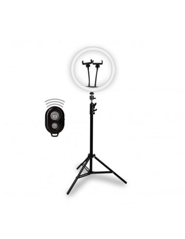 KIT DE COMANDO AO VIVO DE ESTÚDIO KSIX ANEL DE LUZ DE 12"