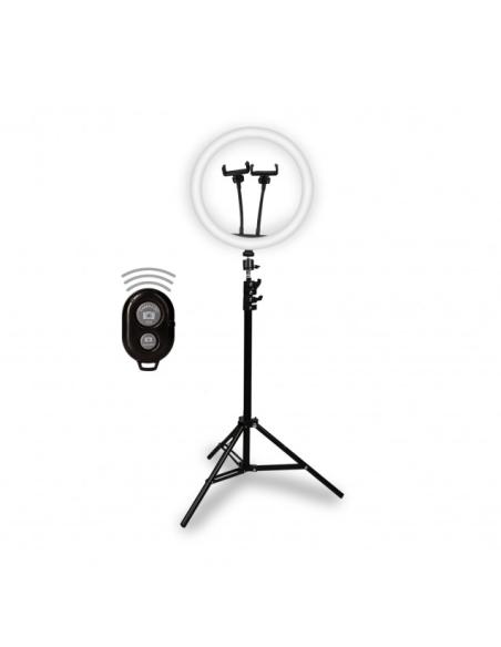 KIT DE COMANDO AO VIVO DE ESTÚDIO KSIX ANEL DE LUZ DE 12"