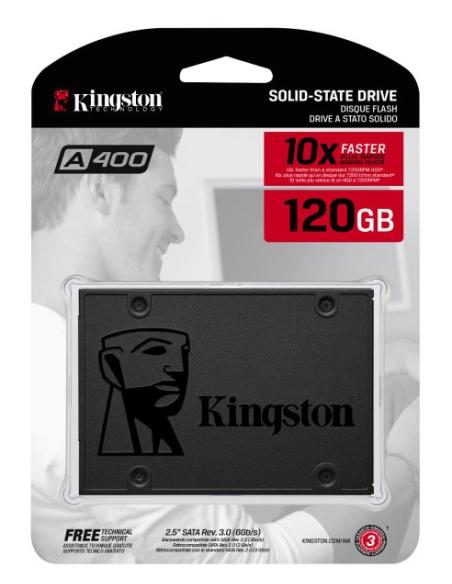 DISCO SSD 120GB KINGSTON A400 SATA 3