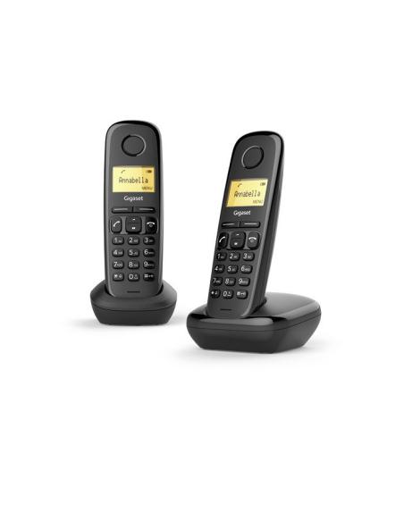 TELEFONO SIEMENS GIGASET A170 DUO NEGRO