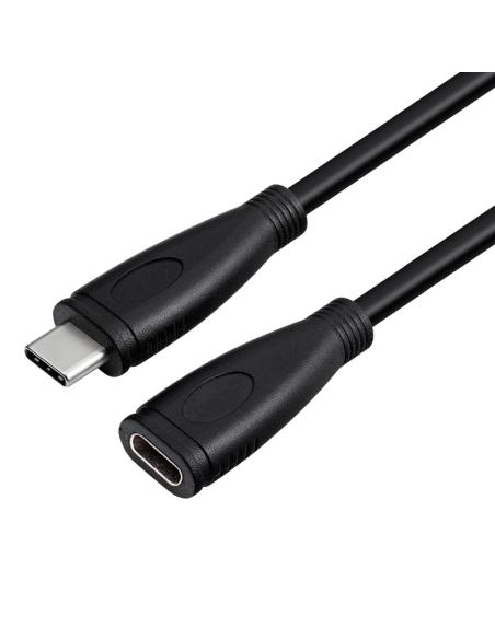 CONNEXION MÂLE-FEMELLE USB-C 3.1 1m