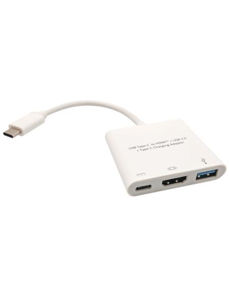 USB-C-ZU-HDMI-KONVERTER 4K+USB 3.0+USB-C 0.15m