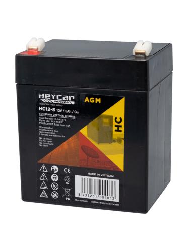 BATERIA DE CHUMBO 12V 5A 90x70x107mm 1,55Kg