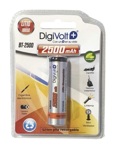 BATERIA LITIO 3,6V 2500mAh TETON 18650