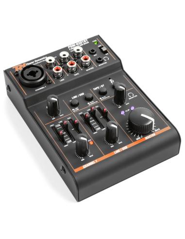 MIXER USB/BT DE 3 CANAIS COM PDM-D301BT