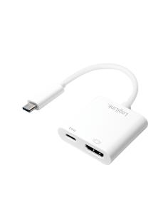CONVERTIDOR USB-C A HDMI 4K + CARGA PD 60W 0,15m