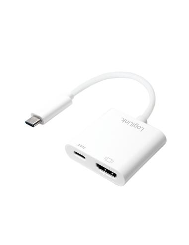 CONVERTIDOR USB-C A HDMI 4K + CARGA PD 60W 0,15m
