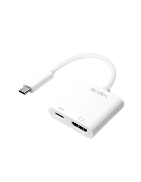 CONVERTIDOR USB-C A HDMI 4K + CARGA PD 60W 0,15m