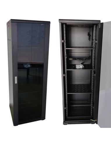 MEUBLE PORTE-MEUBLE MURAL 19" 42U 600x1000x2060mm PIED