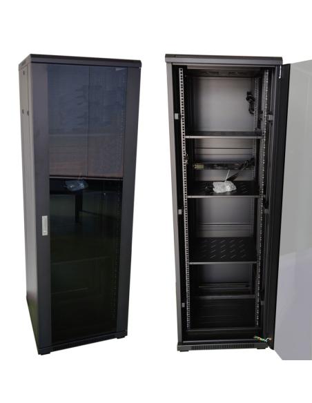 MEUBLE PORTE-MEUBLE MURAL 19" 42U 600x1000x2060mm PIED