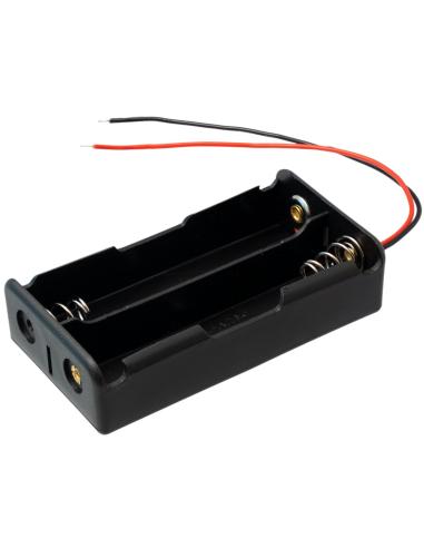 2 PORTE-PILES 18650 AVEC CÂBLE