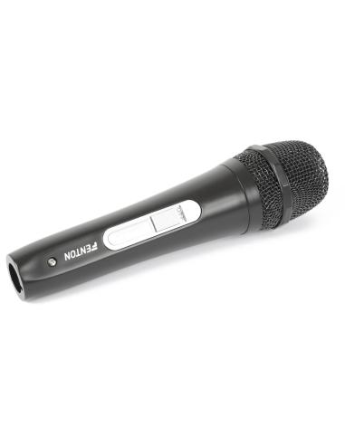 MICROPHONE DYNAMIQUE NOIR AVEC PRISE CÂBLE 6,3 MM DM110