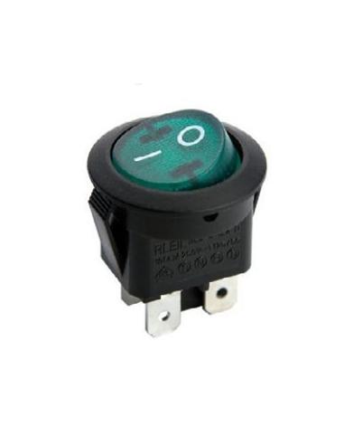 INTERRUPTEUR ALLUMÉ-ARRÊT 4P 250V 6A VERT