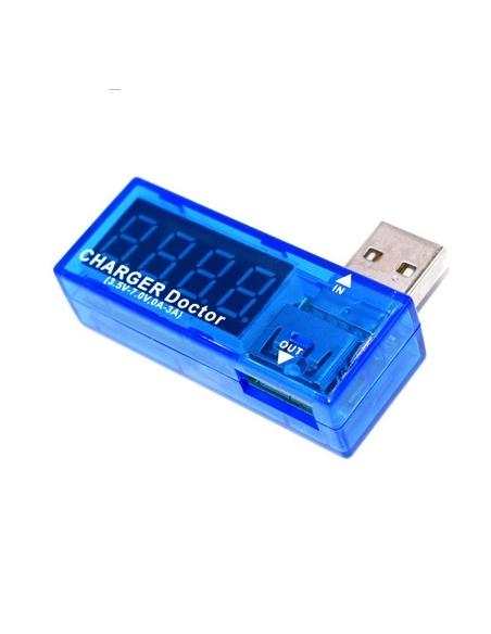 VOLTÍMETRO/AMPERÍMETRO DO TESTADOR DE CARGA USB