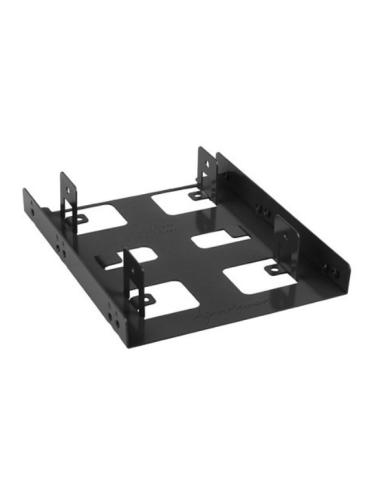 ADAPTADOR SSD 3,5" 120x102x24mm PARA 2 SSD NEGRO