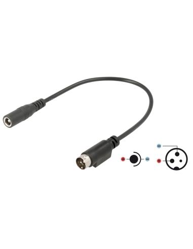 CONEXION JACK 5,5x2,5 HEMBRA A PIN DIN M. WIR1903