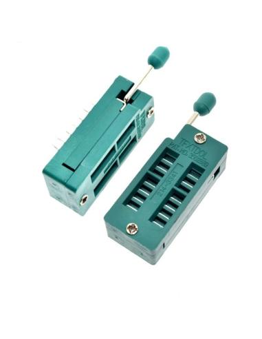 ZIF DIP 14 BROCHES PAS DE DOUILLE 2,54 mm