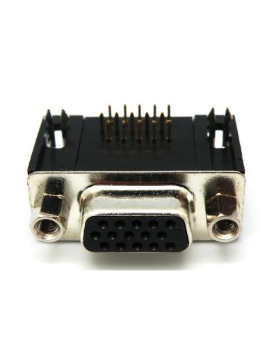 ADAPTADOR DE COTOVELO FÊMEA SUB-D 15P P.C.B.