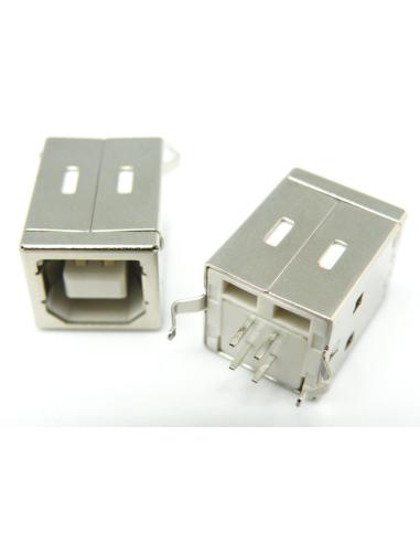 BASE FÊMEA USB B PARA PLACA C.I.