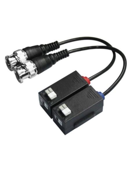 RÉCEPTEUR HDTVI PASSIF 4K PRESSION/BNC 250M 2U.