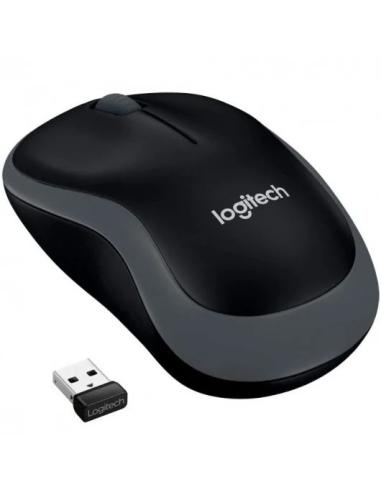 RATON INALAMBRICO LOGITECH OFICINA M185 GRIS