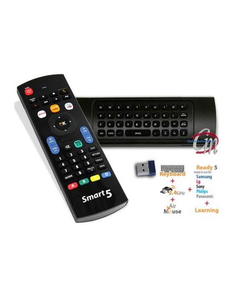UNIVERSELLE SMART5 TV-FERNBEDIENUNG MIT TASTATUR