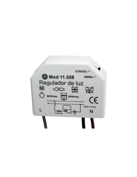 REGULADOR DE LUZ CAJETIN 230V/500W PULSADOR