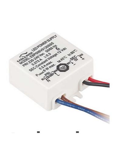 FUENTE ALIMENTACION 6W 12VDC 0,5A IP20 EBP006V0120