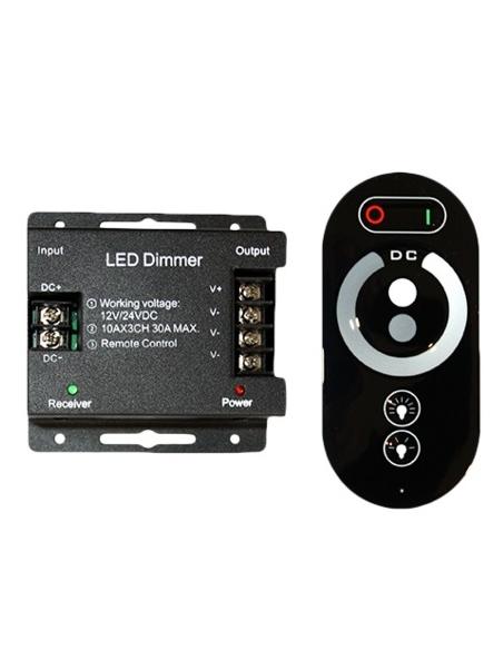 CONTROLADOR DE FITA LED MONOCROMÁTICO COM COMANDO 12-24V 432W