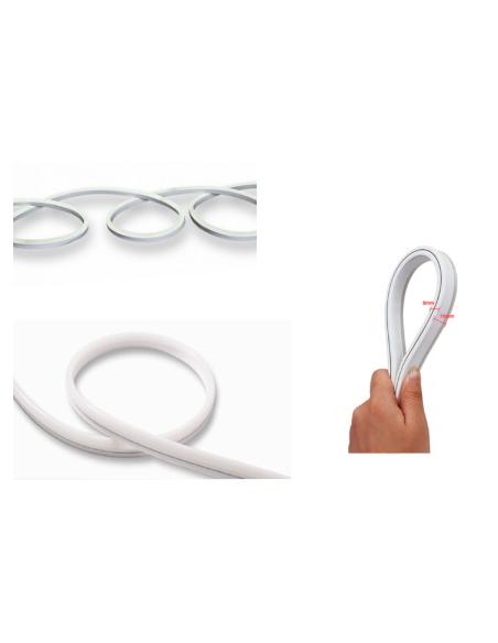 LED-STREIFEN NEON 12V 6400K 6W/m PBC 120º IP65 16x8mm