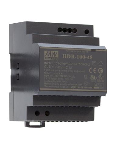 FUENTE ALIM. CARRIL DIN 15V 6,5A 100W HDR-100-15N