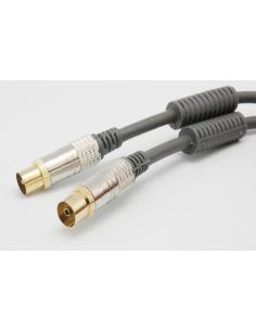 CONEXION ANTENA TV MACHO-HEMBRA 100Mhz 3m