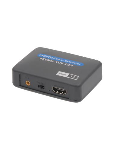 EXTRATOR DE ÁUDIO JACK HDMI 3,5mm 4K@60Hz HDCP1.4