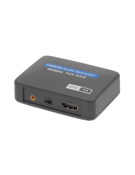 EXTRATOR DE ÁUDIO JACK HDMI 3,5mm 4K@60Hz HDCP1.4