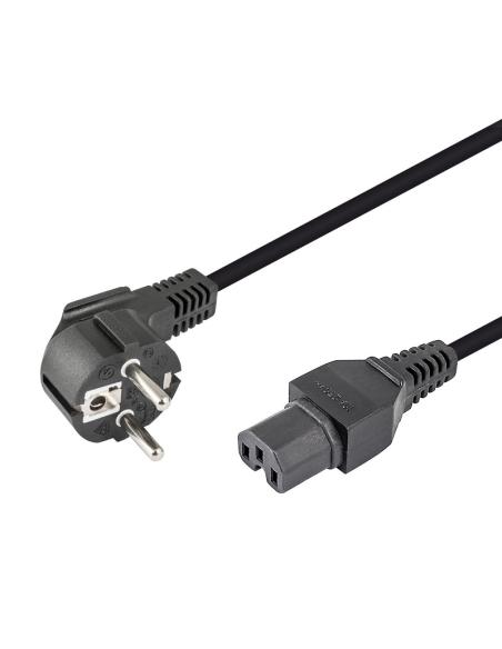 SCHUKO ZU IEC320-C15 1,8 M STROMKABEL