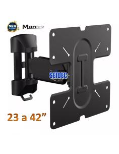 SOPORTE TV PARED ARTICULADO DE 23 a 42" SOP-0170
