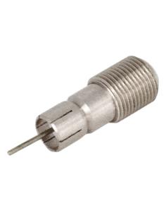 ADAPTADOR QUICOAX MACHO A "F" HEMBRA