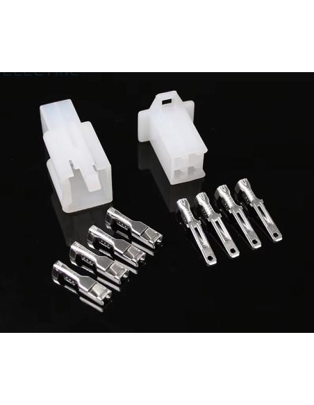 CONNECTEUR AUTOMATIQUE 2.8 6/9 MM 4 BROCHES (ENSEMBLE)