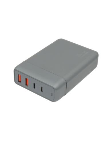 CARREGADOR USB DE 120W (2x USB-A + 2x USB-C)