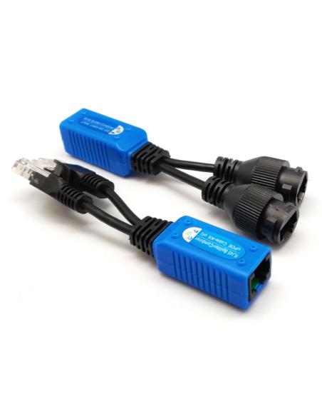 BALUN / SPLITTER POE PARA CAMARAS IP