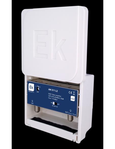 Mastro amplificador 1 entrada: UHF (470-694MHz). G: 35dB.