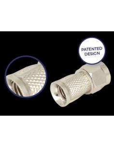 CONECTOR "F" COM BARBATANAS, ROSCA 6.6-7.3mm W/TORICA